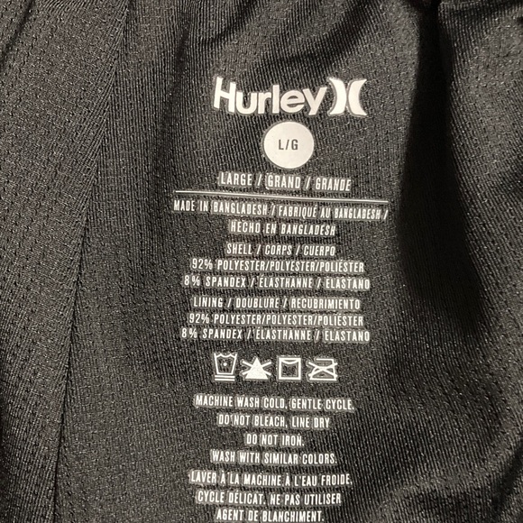 Hurley Pink Floral Men's Swim Trunks - Picture 4 of 7